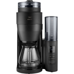 Cafetiere filtre avec moulin intégré - MELITTA - Aromafresh Glass Pro 1030-01 - 10 tasses - 1&nbsp;130 W - Noir