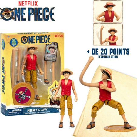 Figurine articulée - ONE PIECE - Luffy - 15 cm - Des 4 ans