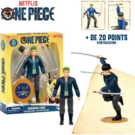 Figurine articulée - ONE PIECE - Zoro - 15 cm - Des 4 ans