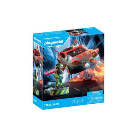 PLAYMOBIL 71832 Véhicule multifonction de super-héros, Super Heroes, 70 pieces, Des 4 ans