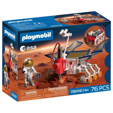 PLAYMOBIL 72012 Rover d'exploration sur Mars de l'ESA, L'espace, 76 pieces, des 4 ans