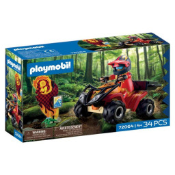 PLAYMOBIL 72064 Quad...
