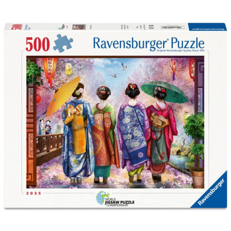 Ravensburger - Puzzle 500 pieces - Promenade fleurie - Adultes et enfants des 12 ans - Puzzle de qualité supérieure - 12001702
