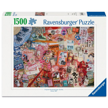 Ravensburger - Puzzle Adulte - Puzzle 1500 pieces - Voyage a Tokyo - des 14 ans - Puzzle de qualité supérieure - 12001703