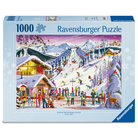 Ravensburger - Puzzle Adulte - Puzzle 1000 pieces - Au rythme des pistes - des 14 ans - Puzzle de qualité supérieure -12001719