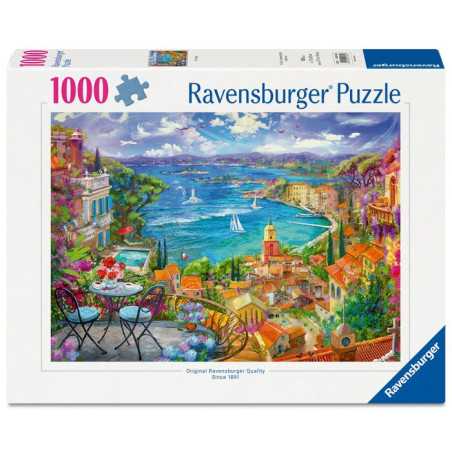 Ravensburger - Puzzle Adulte - Puzzle 1000 pieces - Saint-Tropez - des 14 ans - Puzzle de qualité supérieure -12001824