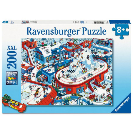 Ravensburger - Puzzle Enfant - 200 pieces XXL - Sports d'hiver - des 8 ans - Puzzle de qualité supérieure - Fantastique - 1200