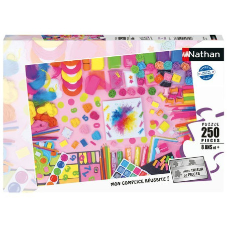 Nathan - Puzzle enfants 250 pieces - L'atelier du bricolage -des 8 ans-Pz qualité supérieure - Carton épais et résistant -12