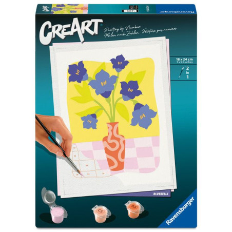 Ravensburger – CreArt 18x24 cm – Adulte – Peinture par numéros – Jonquilles – Activité détente et créative – 120