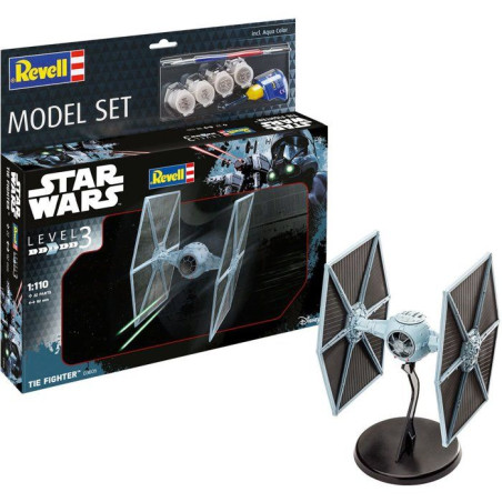 Maquette - REVELL - Model Set - Star Wars - TIE Fighter - Avec colle, peintures et accessoires