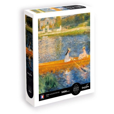 Puzzle - SENTOSPHERE - Calypto - 1000 pieces - La Yole - Pierre-Auguste Renoir - Toucher Soyeux - Des 9 ans