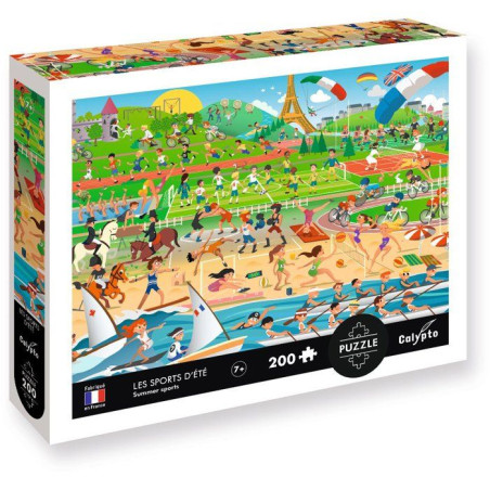 Puzzle - SENTOSPHERE - Calypto - 200 pieces - Les Sports d'été - Des 7 ans
