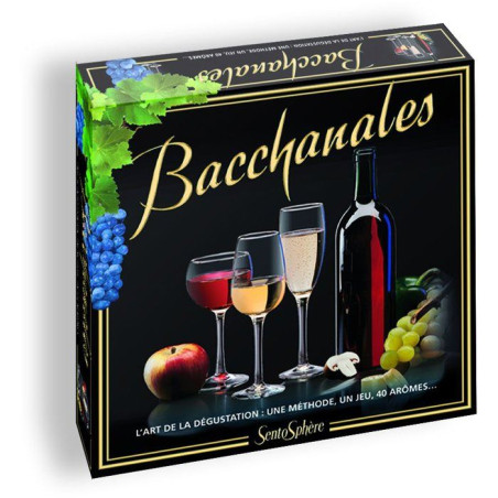 Bacchanales - SENTOSPHERE - Découverte de l'oenologie - Peception olfactives - Capacités d'analyse - Réservé a l'adulte