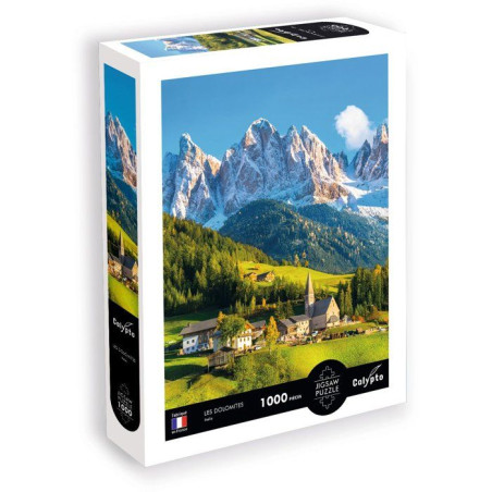 Puzzle - SENTOSPHERE - Calypto - 1000 pieces - Les Dolomites - Italie - Toucher soyeux - Des 9 ans