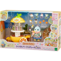 Le stand de jus de fruits -...