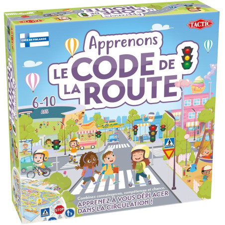 Apprenons le Code de la Route - Jeu éducatif - TACTIC - 2 joueurs et plus - Des 6 ans