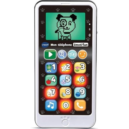 VTECH - Mon Téléphone Emoti'Fun - Noir
