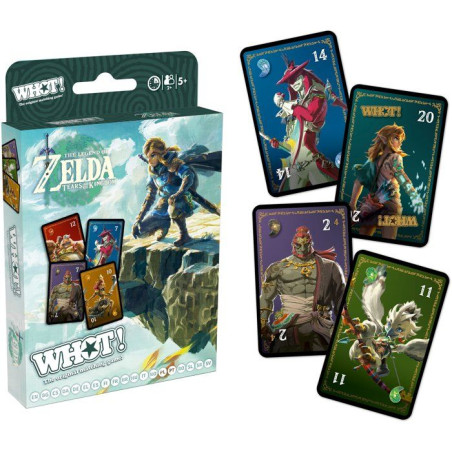 WHOT! Zelda - Tears of the Kingdom - Jeu de société - WINNING MOVES - 2 a 6 joueurs - Des 5 ans
