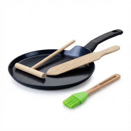 Set chandeleur crepiere - FACKELMANN - BRANDAO - Ø 26 cm - 3 ustensiles