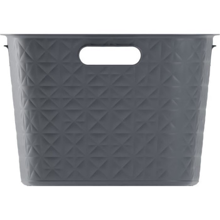 Corbeille a Linge - Softex - 45 L - Gris - Curver