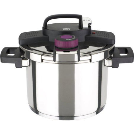 Autocuiseur - Induction - GSW - Easy Click - 6 L - Ø 22 cm - Acier massif 18/10