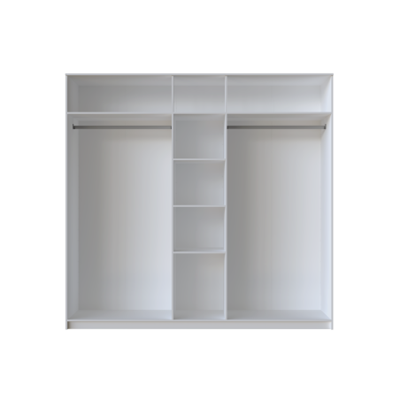 Armoire 5 portes HENRI sans mirroir ni pieds