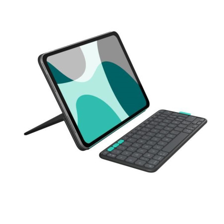 Etui clavier - Logitech - Flip Folio - Pour iPad et iPad Air 11 pouces (M4 et M5) (M2, M3 & M4) (5e génération) - Graphite