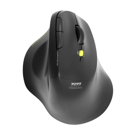 Souris sans fil - PORT Designs - 910200 ERGO - Bluetooth & 2.4 GHz - Noir