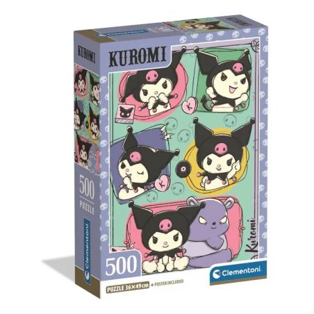 Puzzle 500 pieces - Clementoni - Kuromi - Puzzle Enfant - Des 8 ans
