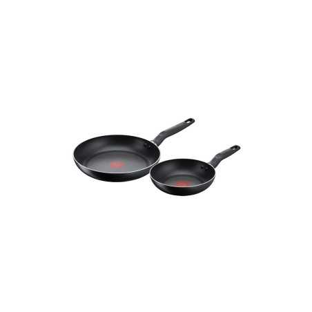 Poêle en aluminium TEFAL avec revêtement antiadhésif PTFE Super Cuisson – 20 cm et 26 cm B459S285