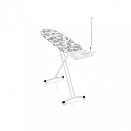 LEIFHEIT 72565 Table a repasser Air Board Express M Solid, planche a repasser pliante 120x38 cm, avec support pour centrale vape