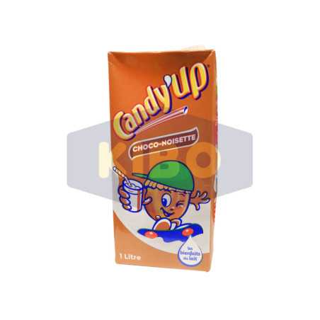 Lait choco noisette brique Candy'UP 1L