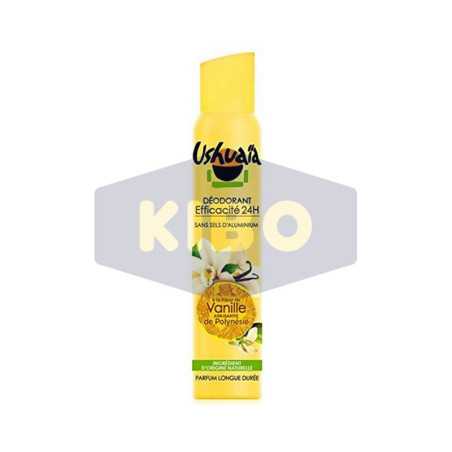 Déodorant spray anti-trace vanille 48g 200ml