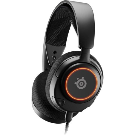 Casque-micro gaming premium filaire - STEELSERIES - Arctis Nova 3 - RGB - Multiplateforme - Noir
