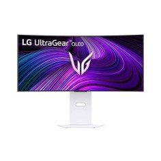 Ecran PC Gamer Incurvé LG 34 WQHD 240Hz Dalle OLED 0,03ms - Ajustable en hauteur - 34GX90SA-W