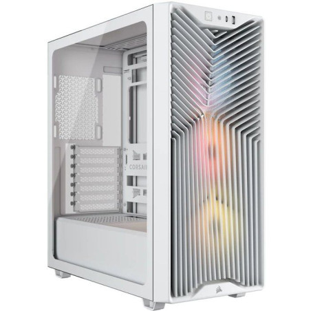 Boîtier PC - CORSAIR - 3200D RS ARGB - Moyen Tour - 3 ventilateurs RS120 ARGB - Blanc