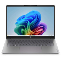PC Portable HP OmniBook 3 14-hz0022nfx - Windows 11 - 14 2K IPS - Snapdragon X X1-26-100 - RAM 16Go - Stockage 512Go - Aluminium