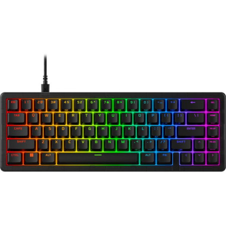 Clavier Gamer Filaire HyperX Origins 2 65 Mécanique AZERTY PC PS5 Xbox, Compatibilité NGENUITY Livré avec Câble USB-C vers USB-A