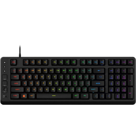 Clavier Gamer Filaire HyperX Eve 1800 Membrane AZERTY PC PS5 Xbox Series X|S, Xbox One Câble USB Type-C vers USB Type-A