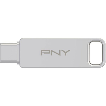 Clé USB 3.2 - PNY - DUO LINK - Type-C/Type-A - 256 Go - Jusqu'a 200 Mo/s