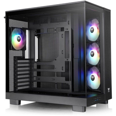 Boîtier PC sans alimentation - THERMALTAKE - View 380 XL TG ARGB - Moyen tour - Format ATX - 4x120mm A-RGB inclus - Noir
