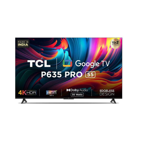 TCL TV UHD 55" Smart plat Google 55P635