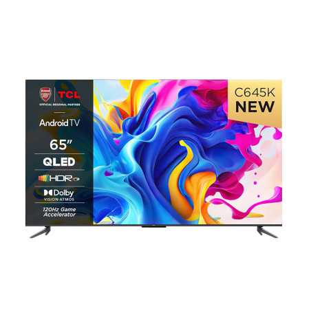 Smart TV Google TCL 65" QLED 60Hz 4K MEMC 65C645