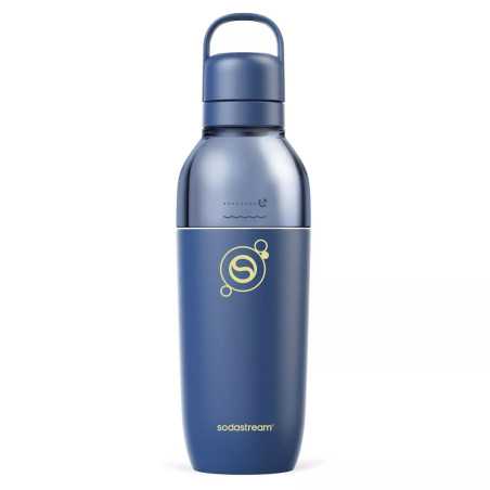 Bouteille isotherme SODASTREAM - Fizz&Go Easy-Mix - 0,71 L - Pour Machine a eau pétillante et Soda - Garde froid 6h - Bleu