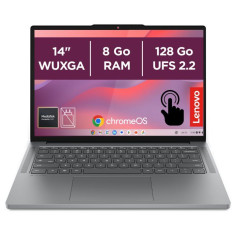 PC Portable Chromebook LENOVO 14M8911 | Chrome OS - 14 WUXGA Tactile - MTK 540 - RAM 8 Go - Stockage 128 Go - AZERTY