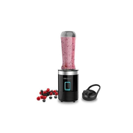 Mixeur - CECOTEC - Power Titanium 350 - 350 W - Verre portatif - 600 ml - Noir
