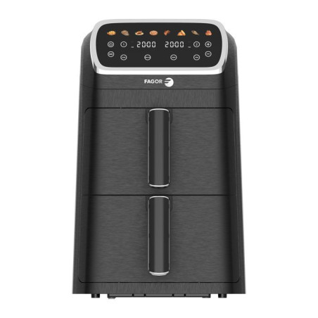 Friteuse sans huile - FAGOR - FG7503 - Capacité 8 L - Double cuves 4 L - 8 programmes - 2600 W