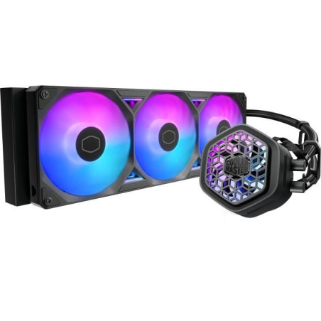 COOLER MASTER - MasterLiquid 360 Atmos II VRM Fan ARGB - Watercooling AIO - Ventilateurs 120mm