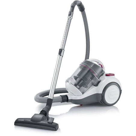 Aspirateur traineau sans sac cyclonique - SEVERIN CY7088 - 750 W - 79 dB - 2 L - Blanc / Rouge