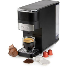 Machine a expresso 4-en-1 - DOMO - 1525 W - 1,5 L - Noir